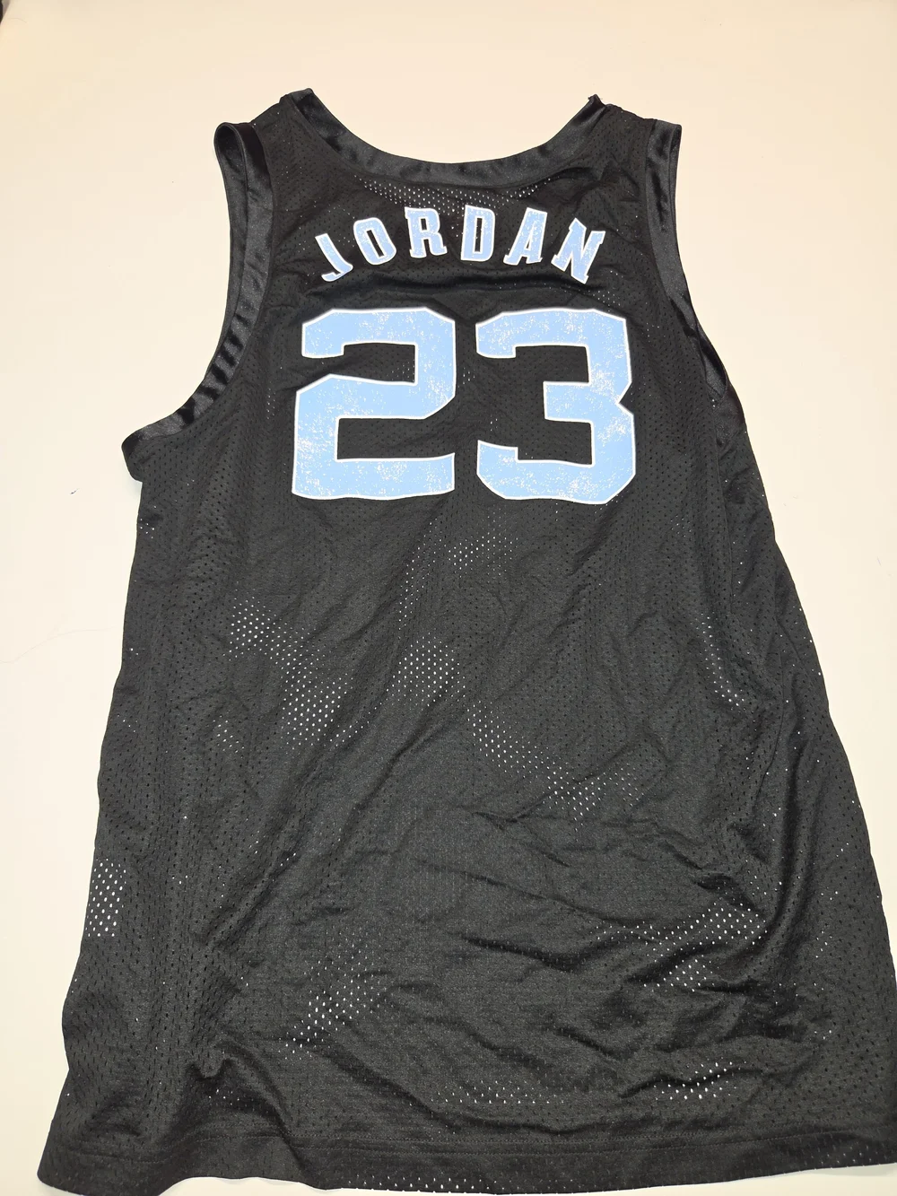 Air Jordan 23 Black Red Mesh Basketball Jersey
